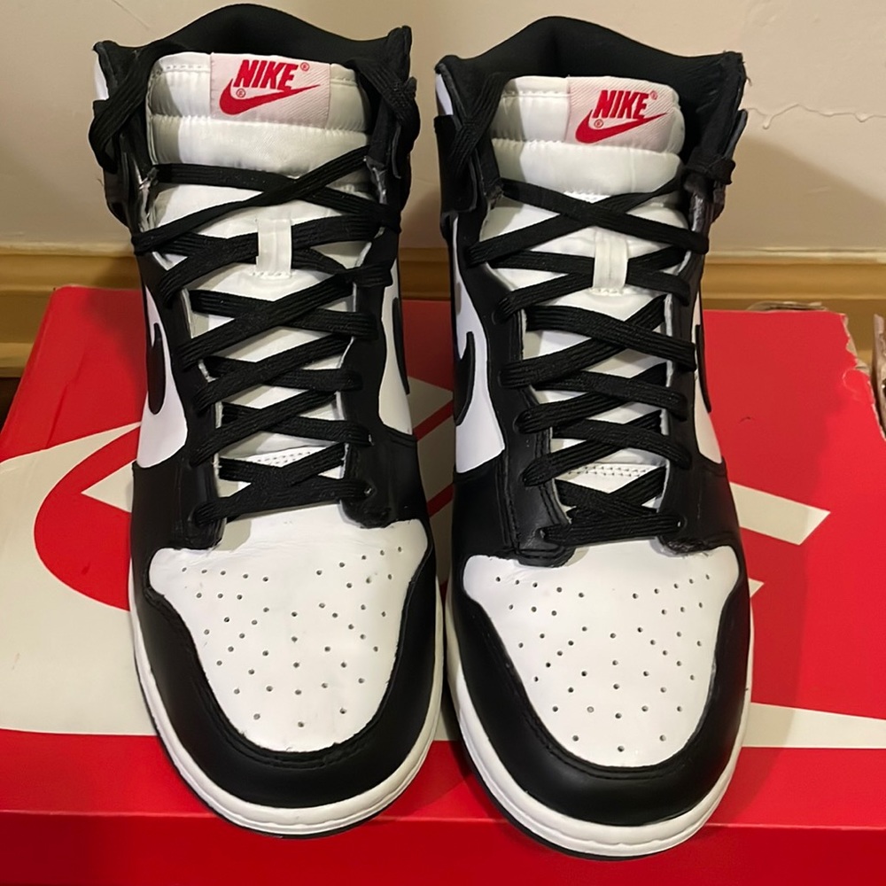 Nike dunk high Black/White